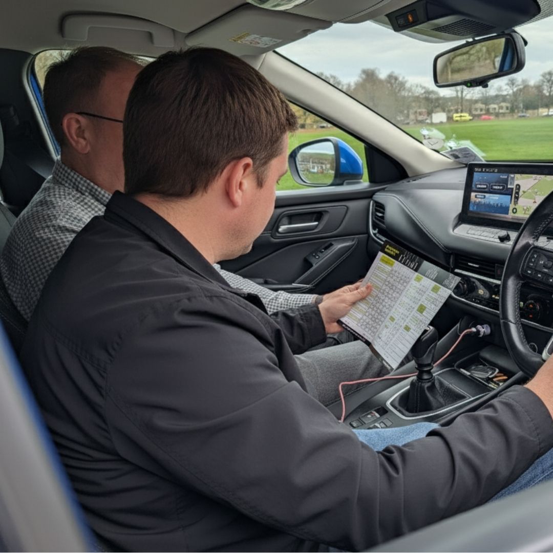 Stuart providing theory test guidance and support