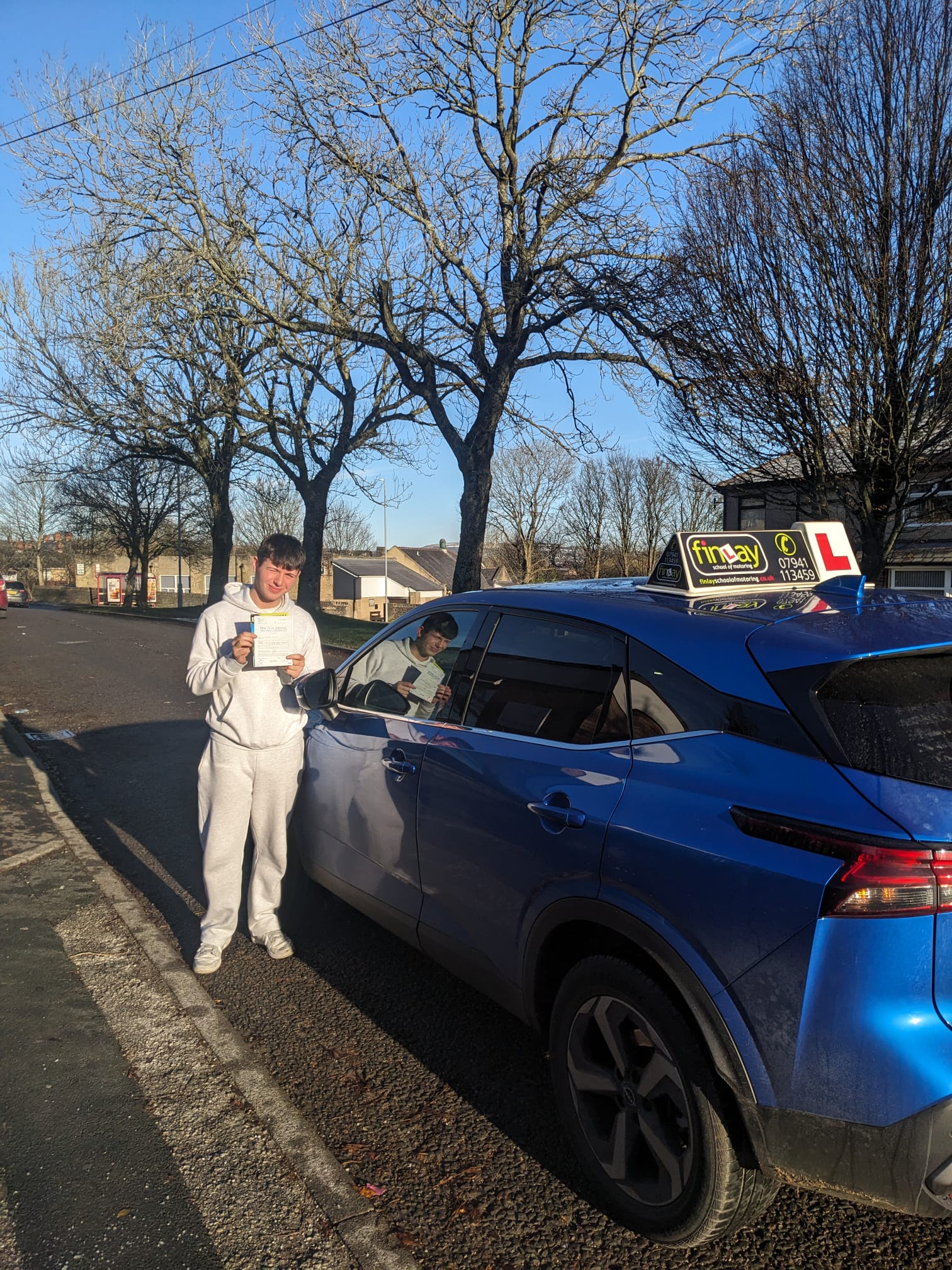 Student testimonial pass photo